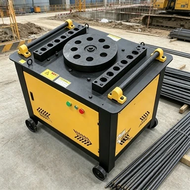 Machine de fabrication d'étriers en acier, hydraulique intégrée, alimentation automatique, coupe et pliage, haute vitesse, pour la construction de ponts et le traitement des barres d'armature
