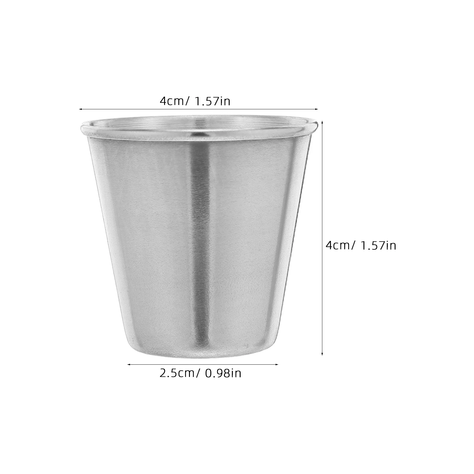 12 قطعة 30 مللي أكواب من الفولاذ المقاوم للصدأ متعددة الأغراض أوعية شرب معدنية للمنزل بار Ktv الأطراف الخارجية أكواب القهوة للتخييم #3