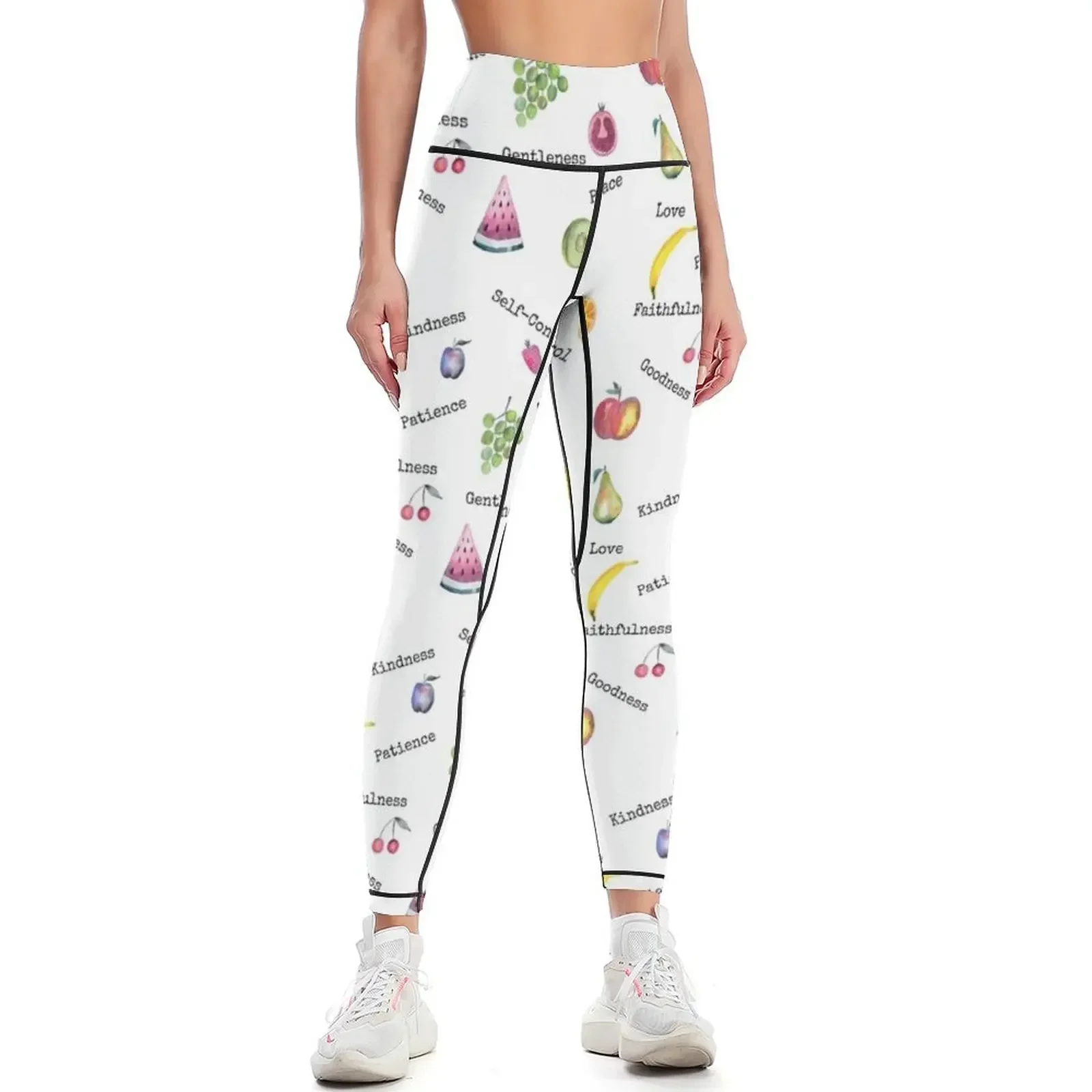 

Fruit of the Spirit Leggings gym wear Jogger pants push up legging Women sportwear Womens Leggings