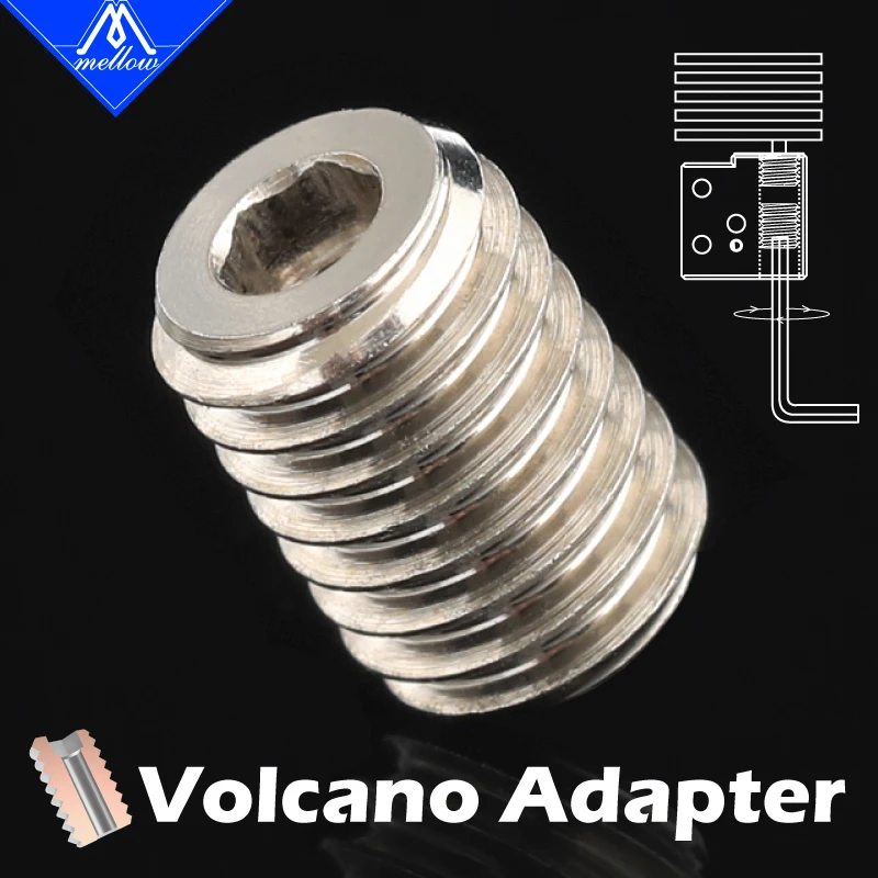 

3D printer accessories E3D volcano extrusion head heating block V6CHT nozzle copper transition block