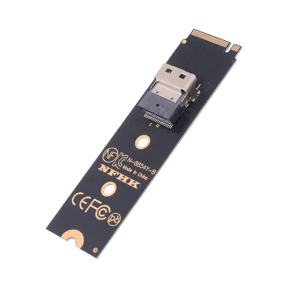 P5801X EDSFF E1. Карта адаптера расширения S Thick SSD к NVMe M.2, SFF-8654 U2 0,5 м для интерфейса SSD NVMe M.2