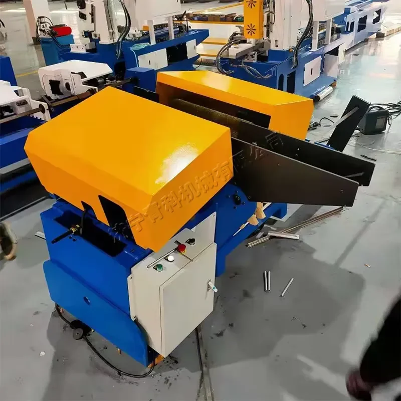 CE Certification Double Head End Steel Pipe Deburring Machine Round Bar Chamfering Machine