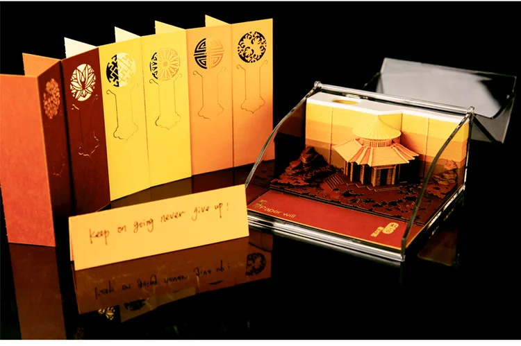 Bantalan Memo Kertas Catatan In Kreatif 3D