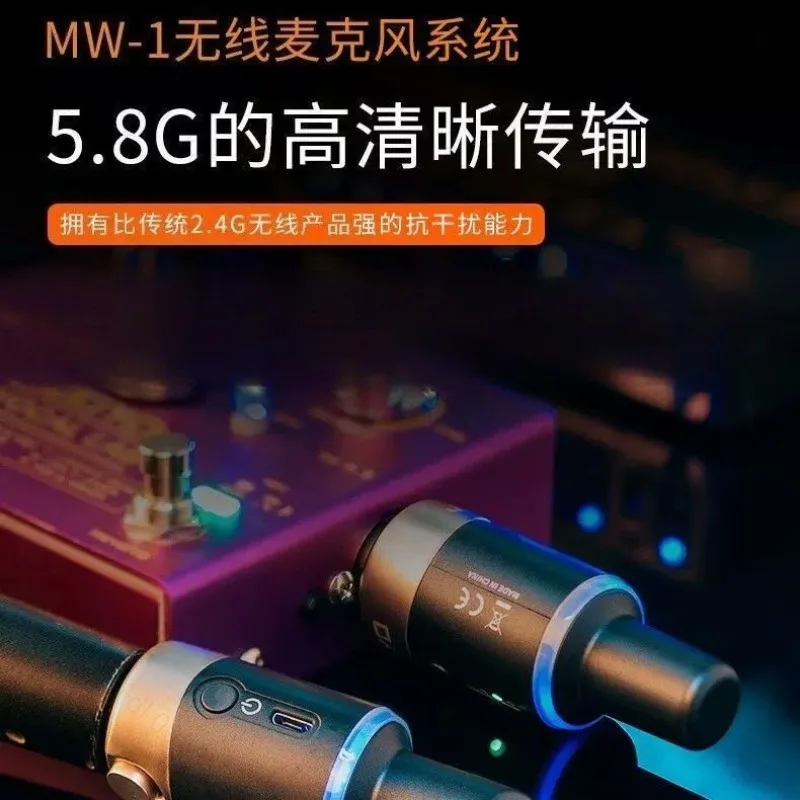 For Guitar Microphone Wireless Accessories Electric Wireless Microphone System Plug on XLR Wireless Transmitter Receiver