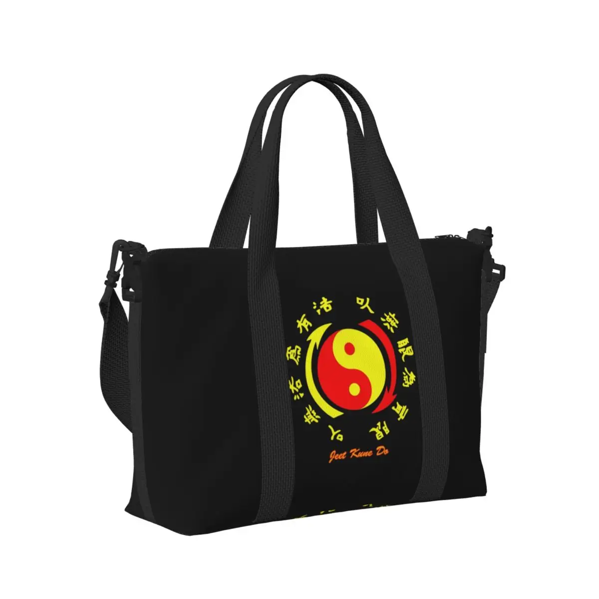 

Jeet Kune Do Martial Art Academy 1967 Wing Chun Legend 3 Beach Travel Bag Tote Bags for Sport Women Shopping Duffle Shoulder Bag