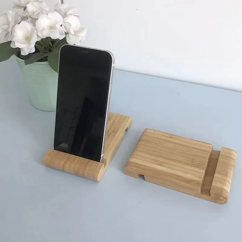 Soporte Universal de madera para teléfono móvil, accesorio de escritorio para iPhone 11 Pro Max X XS, Samsung S10 9
