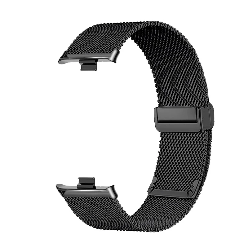 交換用磁気ミラネーゼメッシュバンド,ステンレススチール,Xiaomi Mi Band 8 pro,redmi 4用ループ