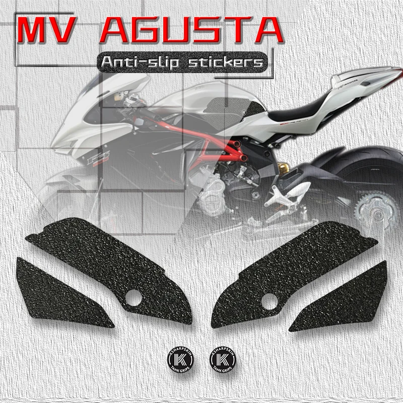 

For MV AGUSTA F3 675 RC F3 800 AGO RC 3D Motorcycle TankPad Stickers Protection Tank Pad Fuel Oil Kit Knee Grip Traction Decals