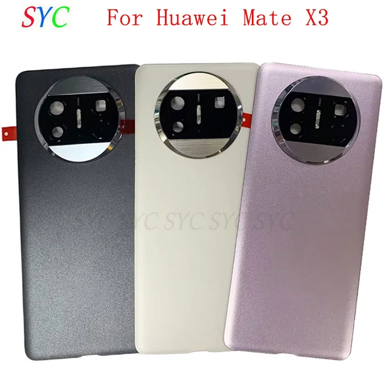 

Back Door Battery Cover Housing Case For Huawei Mate X3 Rear Cover with Camera Lens Logo Repair Parts