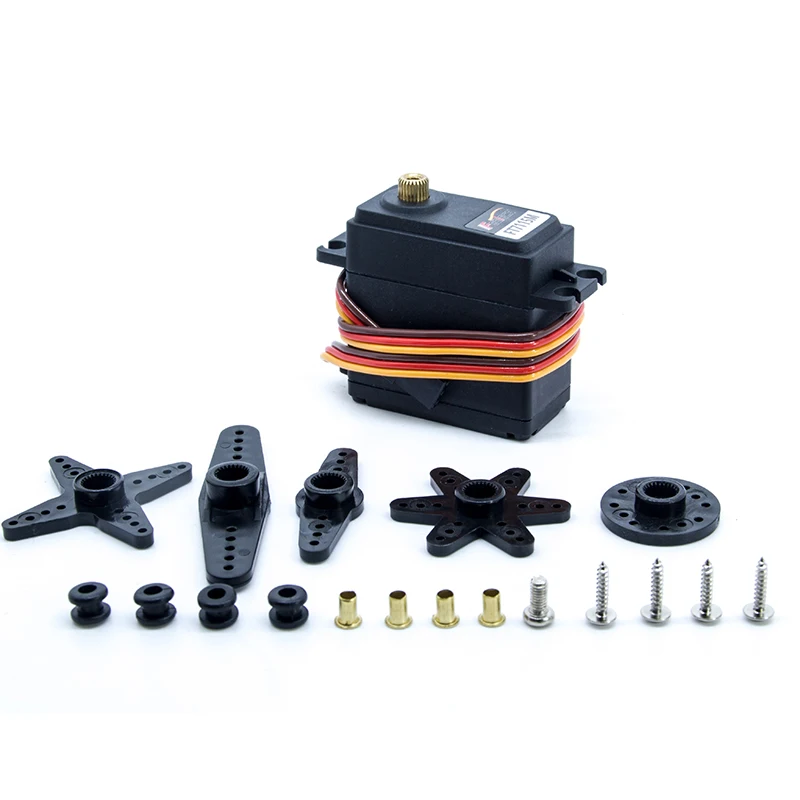 FT7115M Digital Servo Core Motor Full Metal Gear 19.5kg.cm High Torque 180 Degree for DIY Toys Boat RC Baja Car Robot