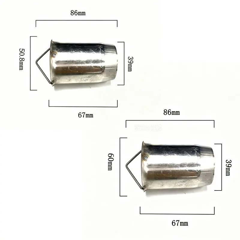 Universal 51/60mm Motorcycle Exhaust Muffler Pipe Removable DB Killer Sound Reducer For Honda Yamaha Noise Eliminator