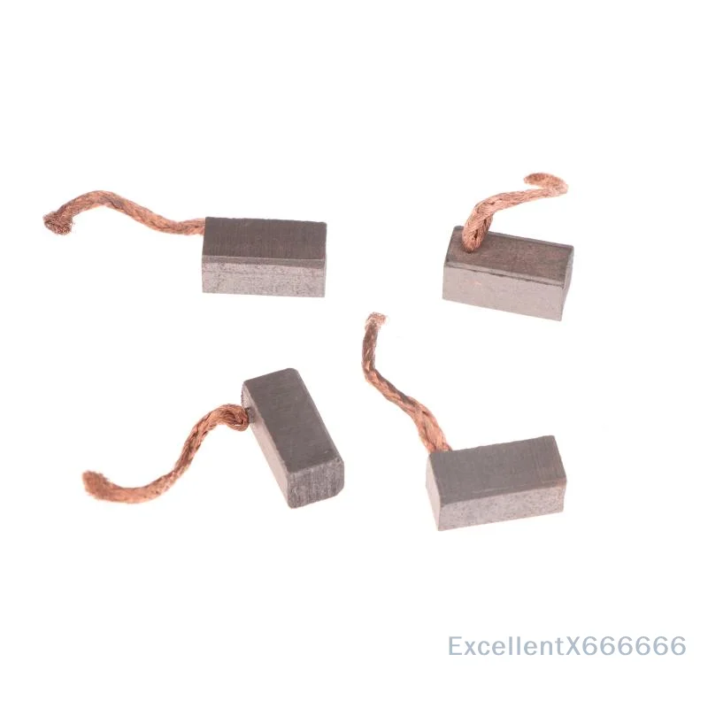 

Quad Pack DIY 6x6x12mm Graphite Brushes, Carbon Motor Brushes for Electric Power Tools, Blower Fans