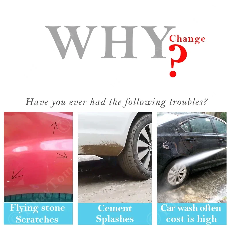 Mudflaps Splash Guards Mudguards Front or Rear Car Accessories Mud Flaps for Great Wall Cannon GWM Pao Poer Ute 4x4 2019 - 2022