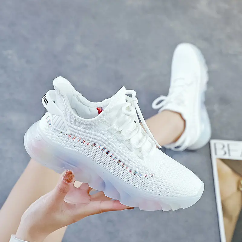 2023 Spring Summer Autumn Mesh Sneakers Women Big Size Running Sports Shoes Female Fashion Casual Zapatos De Mujer Shoe