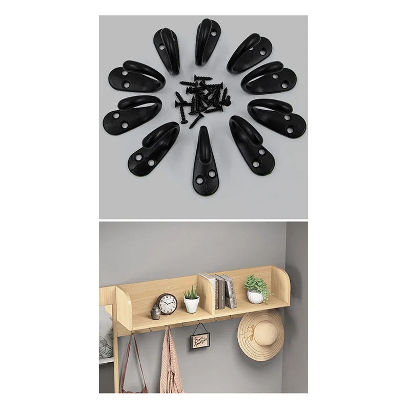 

ABMH-20PCS Настенные крючки, металлические крючки для вешалок для настенных крючков для подвешивания пальто, халатов, ключей, полотенец, кепки, кофейной чашки