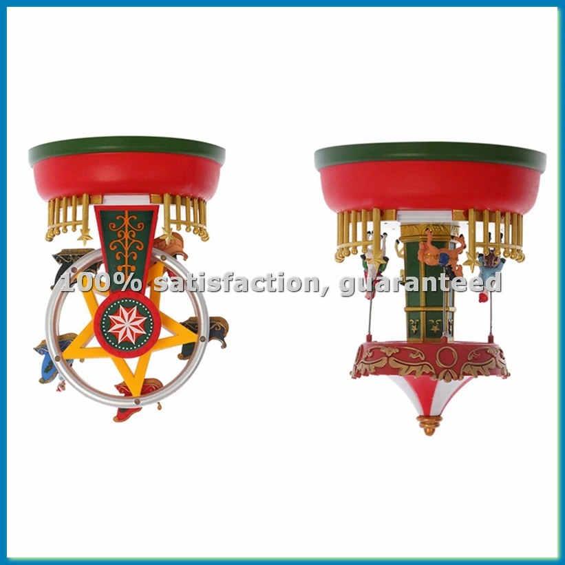 

Рождественская музыкальная карусель, ночник для детской комнаты, украшение, подарок для дома - A73M