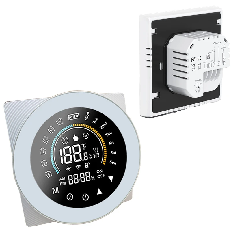 LCD Thermostat 16A For Electric Heating 5A For Water Heating/Gas Boiler Thermostat Digit Temperature Controller