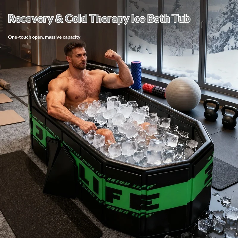 

Портативная складная ванна для ледяных процедур, для взрослых, для восстановления после тренировок, для спа-отдыха, для расслабления