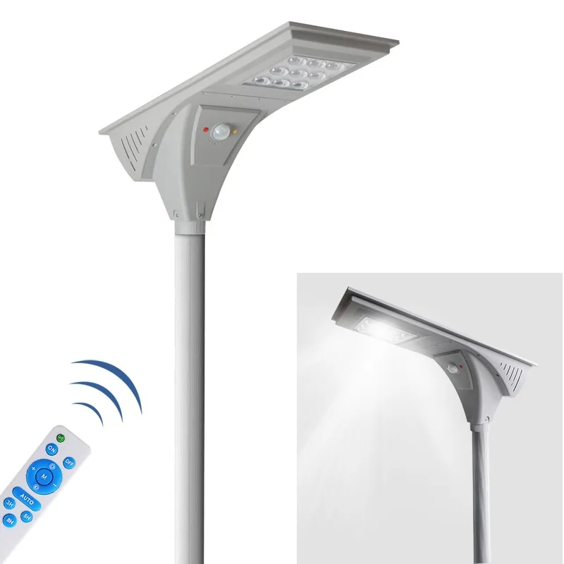 BOSUN Outdoor LED Street Lights Lamp with Remote Control Ip65 High Brightness Dusk to Dawn Security Light