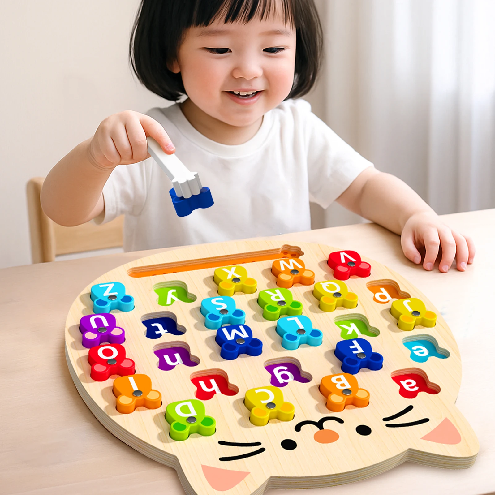Papan Puzzle Magnetik ABC Alfa - Magnetic Letter Board ulasan dan harga