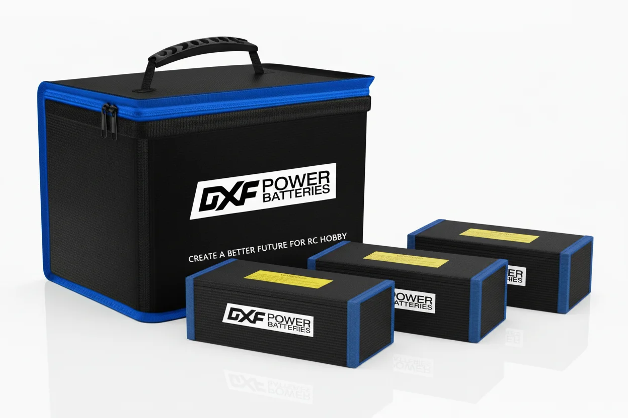 DXF Feuerfeste Lipo-Tasche Lipo-Sicherheitstasche Große Kapazität Aufbewahrungsschutz Batterie-Explosionsschutz Wasserdichter Sicherheitskoffer