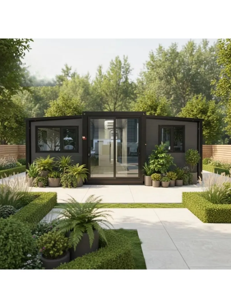 High Altitude Adaptable Foldable Container House Strong Steel Frame Wind Resistant Design Prefab Home Plateau Mountain Area