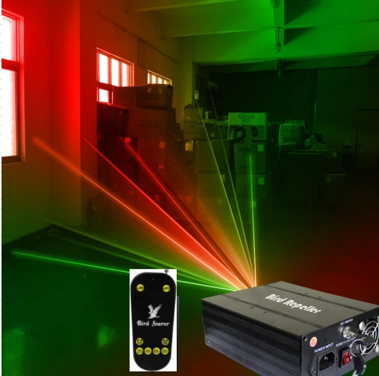 Bird Repeller Laser Light Indoor Pigeon Scare Deterrent Device for Agriculture Airport Farmland
