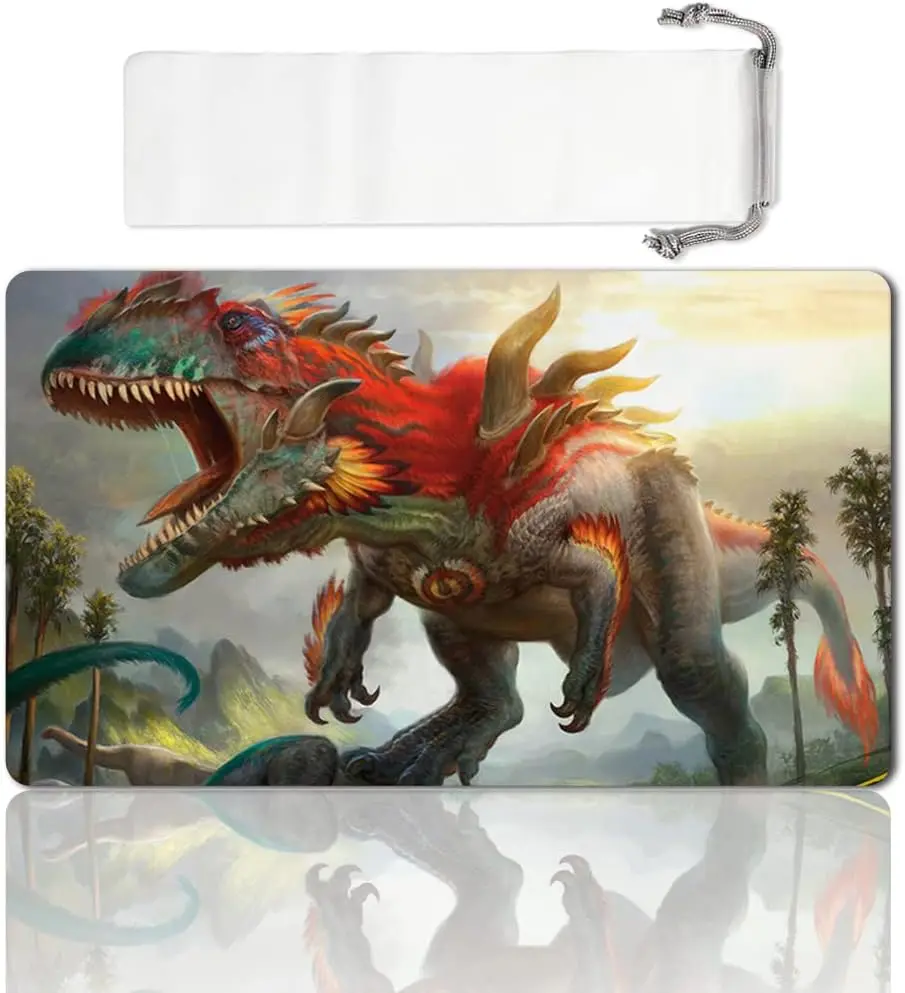 

Board Game TCG Playmat Table Mats Games Size 60X35 cm Mousepad Compatible for MTG CCG RPG Trading Card Game (Gishath, Sun's Avat