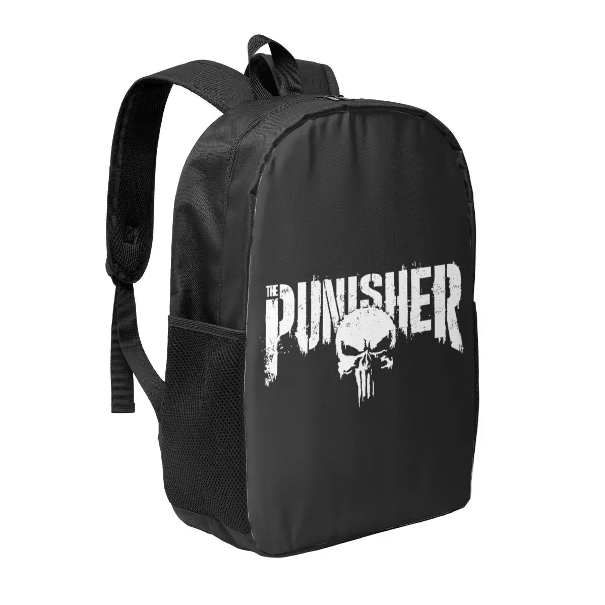 Custom Superhero Laptop Backpack Women Men Casual Bookbag for School College Student Punisher Skull Symbol Bag