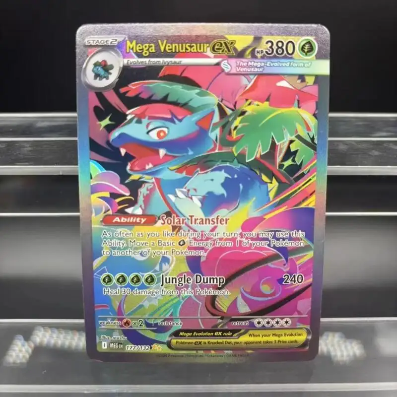 PTCG Collezione FAI DA TE Carte EN Mega Symphonia Mega Brave Gardevoir Lucario Self Made Singola Carta Gioco Classico Anime Carta Regalo Giocattolo