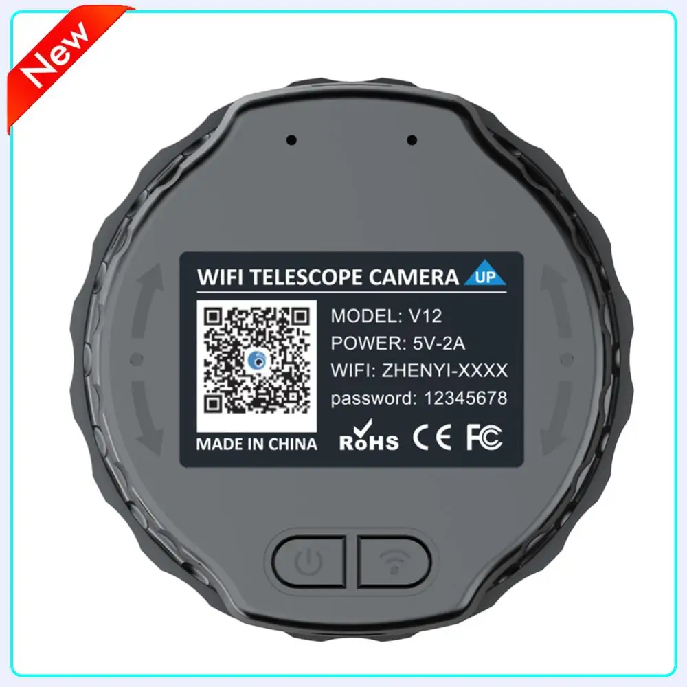 

4 Million Pixel HD WiFi Telescope Eyepiece Camera for 25mm-50mm Scopes Electronic Eyepiece Camera Portable Spotting Scope Camera