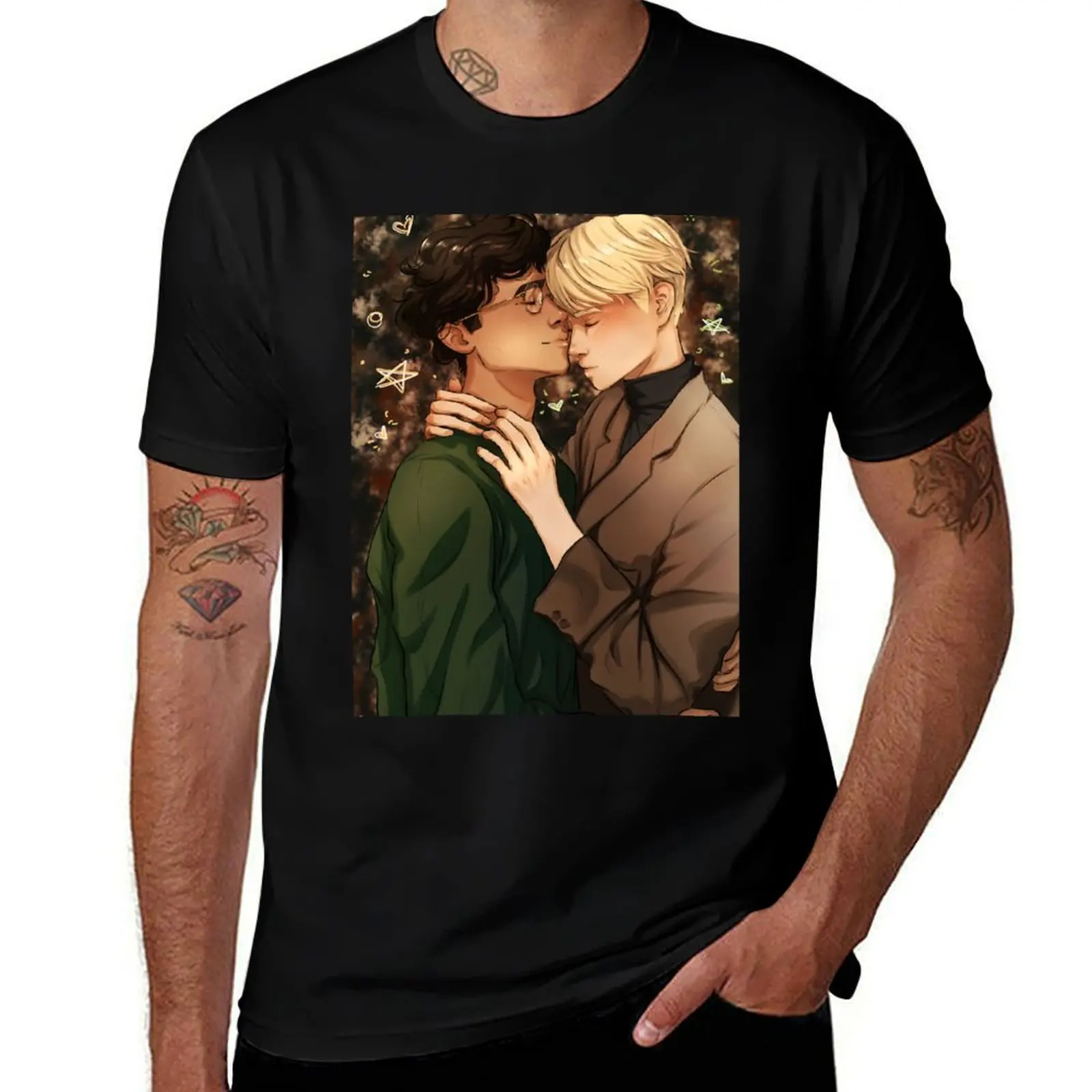 Drarry AU T-Shirt Casual Basic Street Style T-Shirt