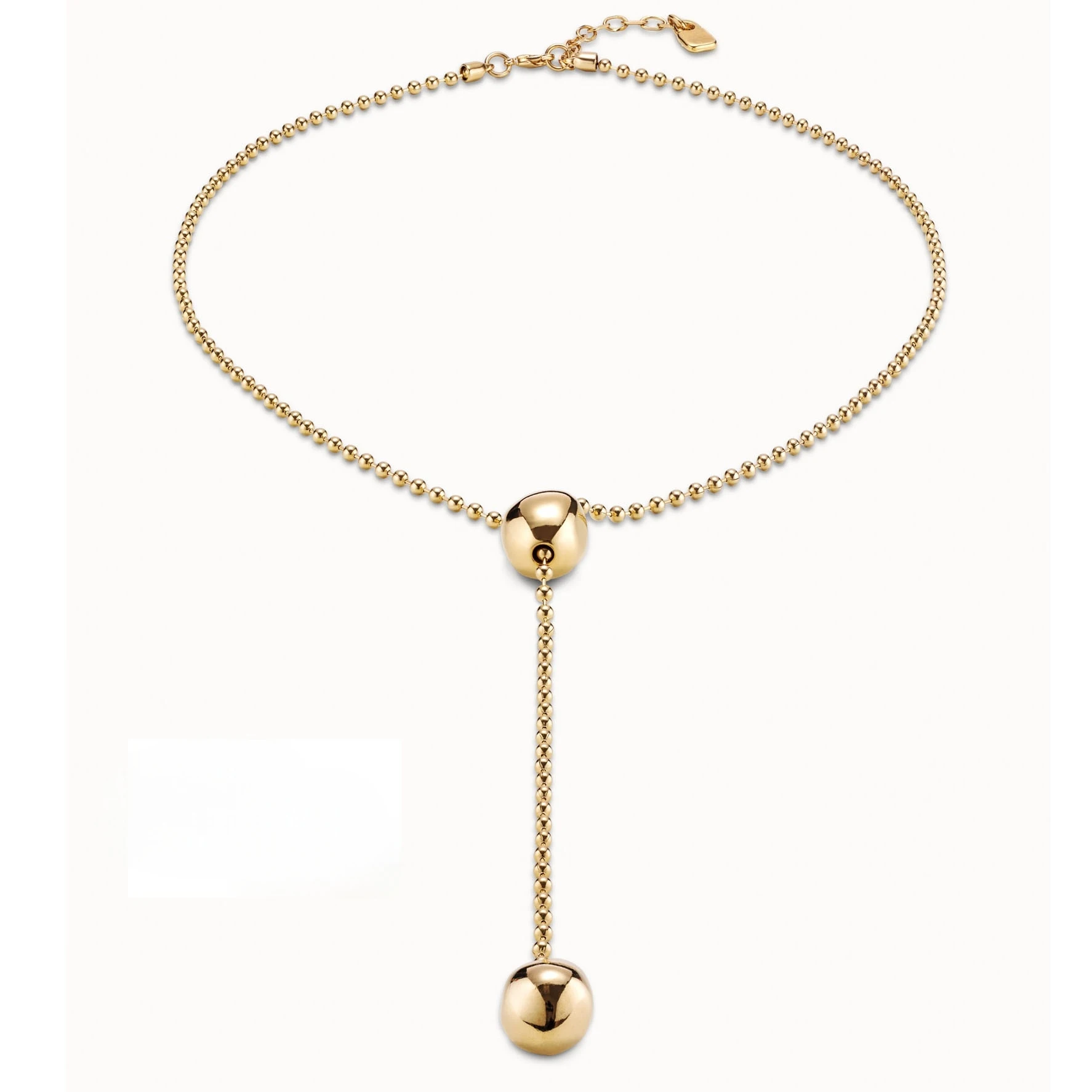 Image of Herbst-Nische 2025, einzigartiges Design, goldene und silberne runde Perlenkette, geschlechtsfreies Accessoire, kreatives Geschenk