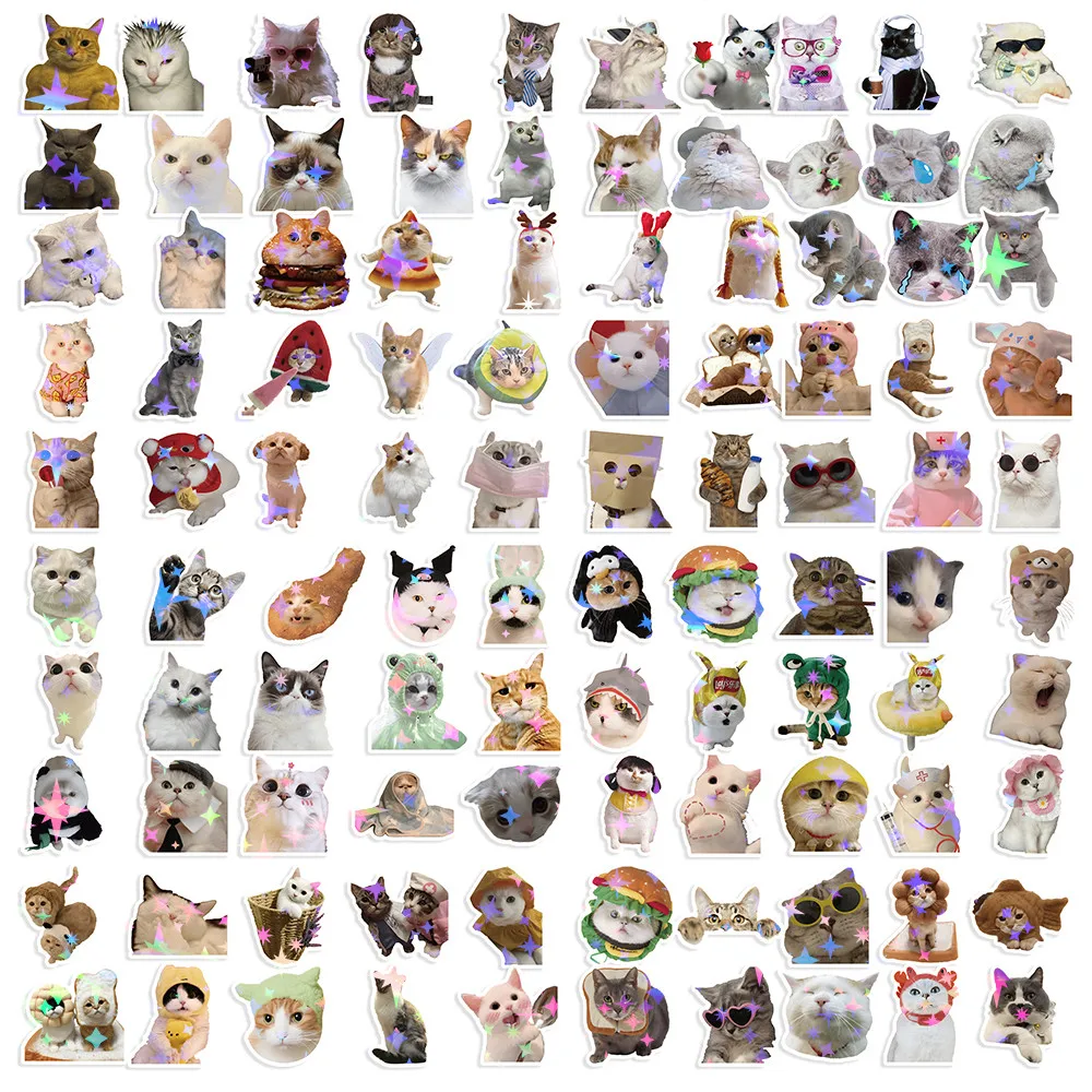 203 Pcs Realistic Kitten Stickers - Cute Pet Sticker Set for DIY Decor, Ideal for Notebook, Phone Case(Anime Worlds Store)