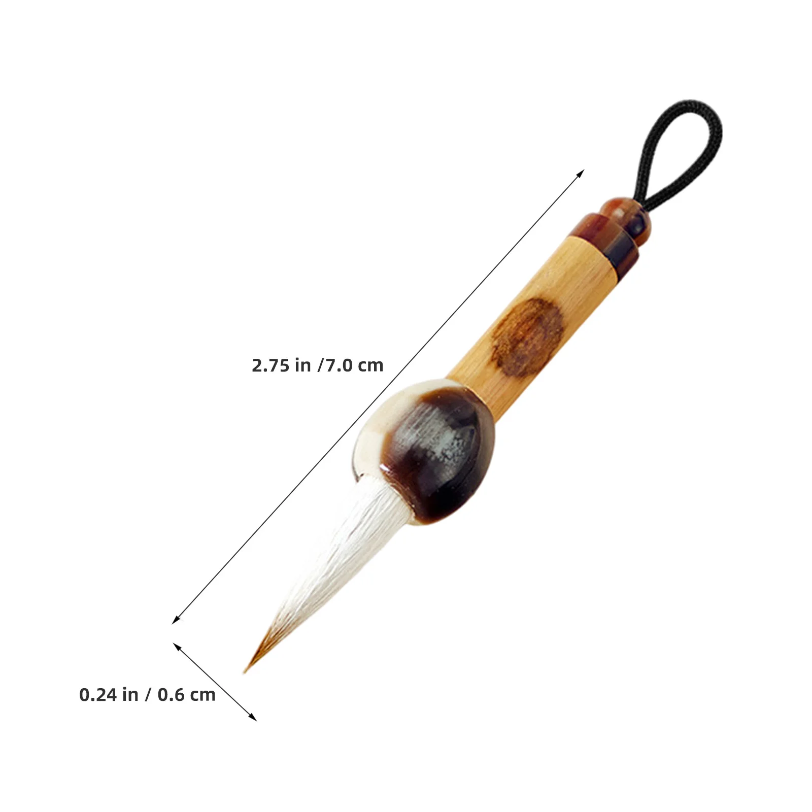 Portable Mini Calligraphy Brush Set Chinese Traditional Writing Painting Brush For Ink Drawing Watercolor Travel Art Fine Tip