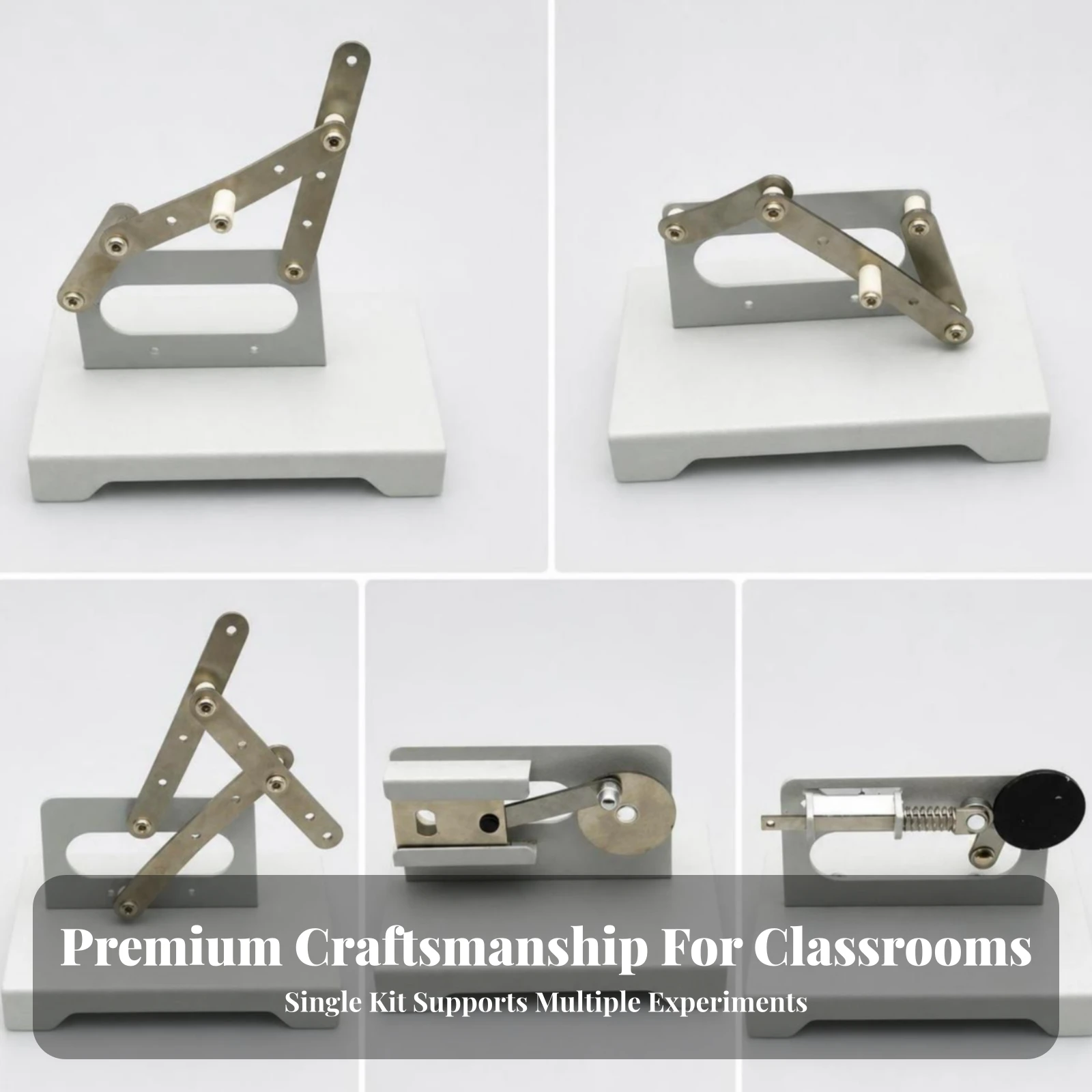 Educational Mechanics Model Stainless Steel Physics Demonstration Tool with Visible Motion for High School Engineering Course