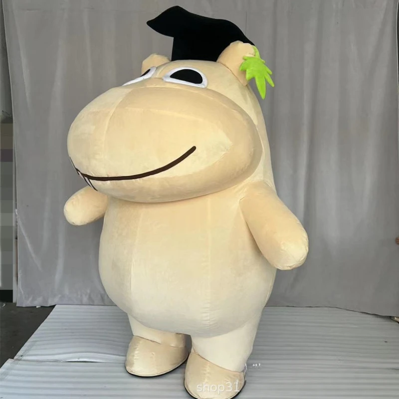 Inflatable Hippopotamus Cartoon Doll Costume Adult Walking Activity Performance Costume