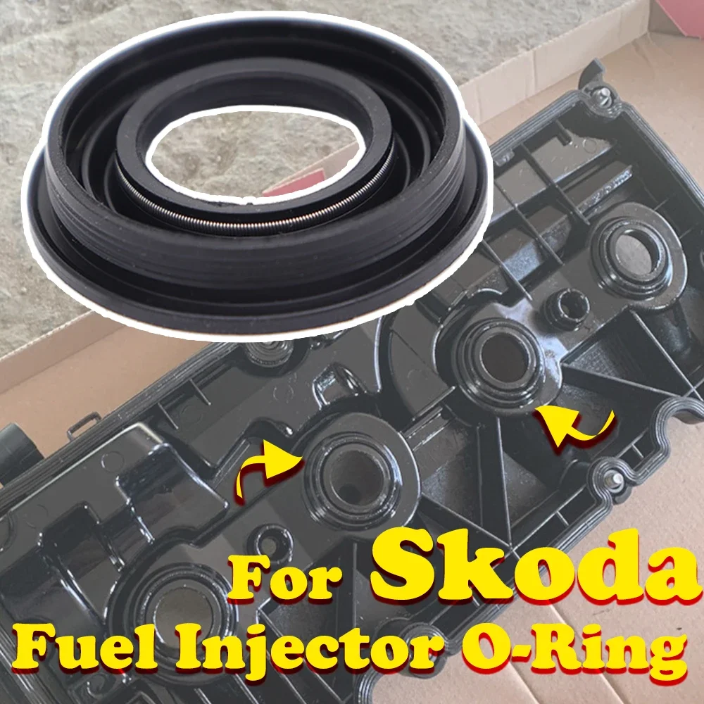 

Fuel Diesel Injector Seal Ring For Skoda Fabia 5J Kodiaq NS Octavia 1Z Rapid NH Roomster Superb Yeti Valve Gaskets Holder Cover