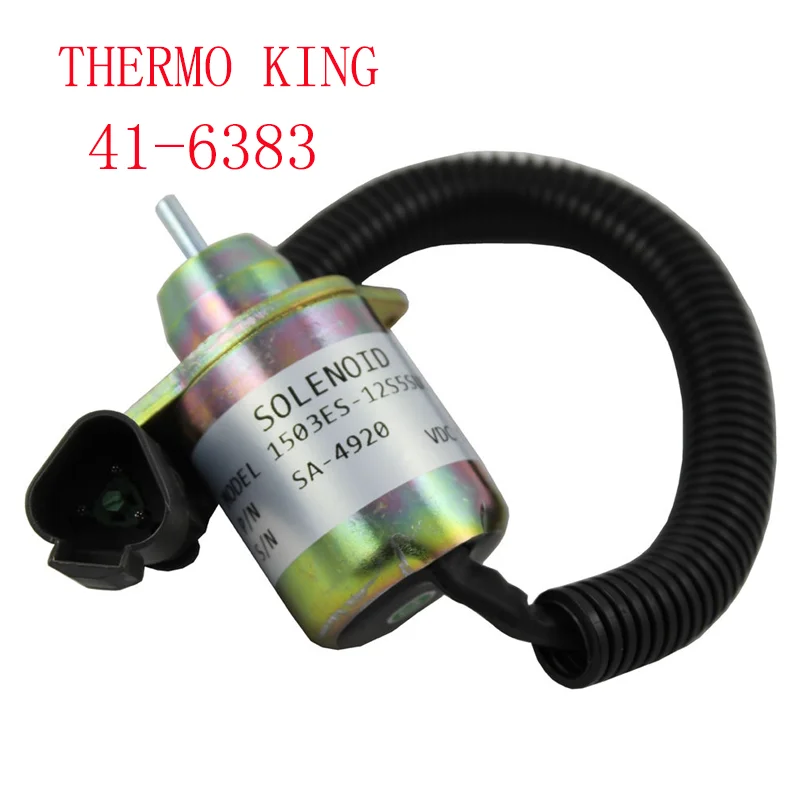 

1503ES-12S5SUC11S Fuel Stop Shut Off Solenoid Valve TK 41-6383 41-4306 For Yanmar Engine Replaces Thermo King 12V