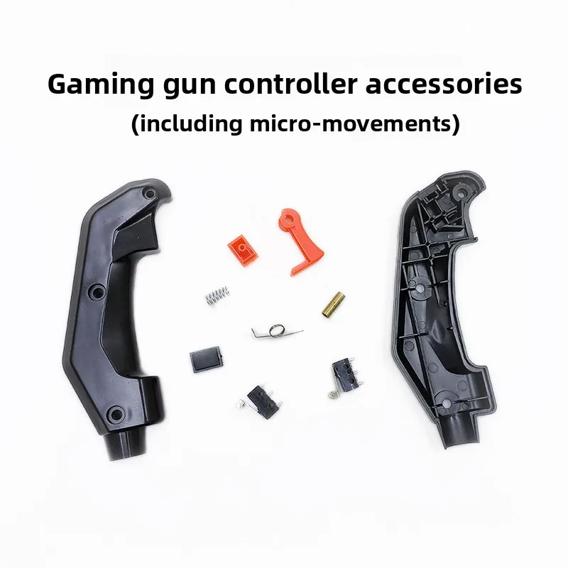 Coin Operated Arcade Game Machine Part Jungle Adventure Gun Shell Handle Switch Casing for Ball Shooting Water Shooting Game