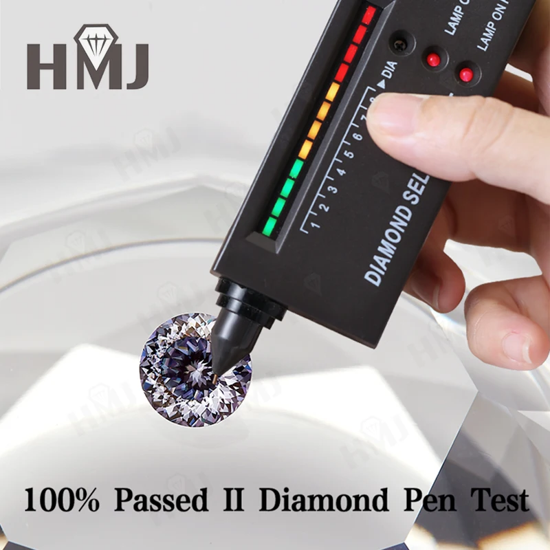 Moissanit-Diamant, mehrfarbig, rund, 100 Facetten, mit GRA-Zertifikat, DIY-Ring, Halskette, Ohrringe für die Schmuckherstellung, Großhandel – Detail 35