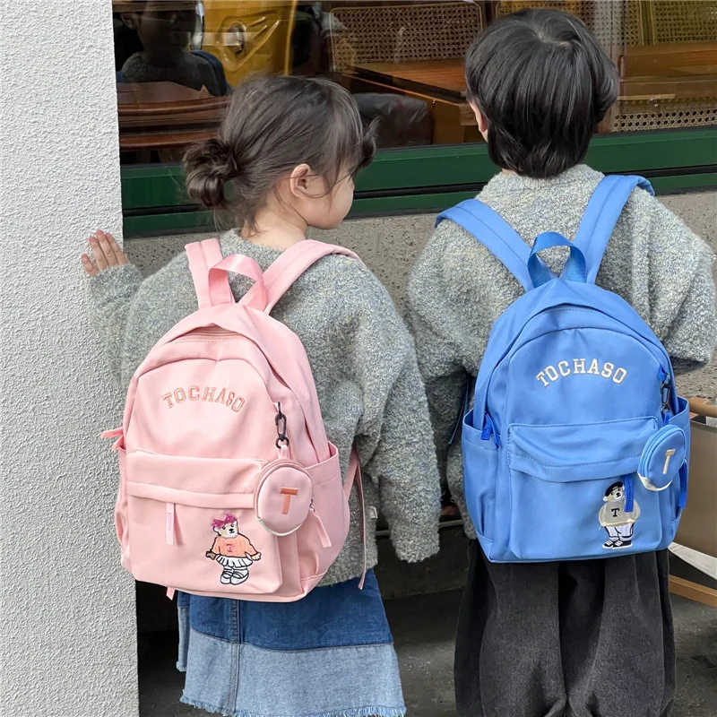 어린이 배낭 유아 배낭 솔리드 학교 가방, 어머니 어린이 가방, 소녀 만화 배낭 여행 가방, Mochila Infantil Bolsas