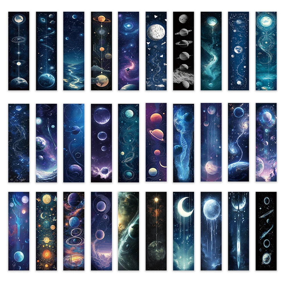 32 قطعة، الإشارات المرجعية السحرية الغامضة، موضوعات القراءة السحرية، علامات القراءة DIY، مثالية للطلاب والمعلمين ومحبي الكتب!