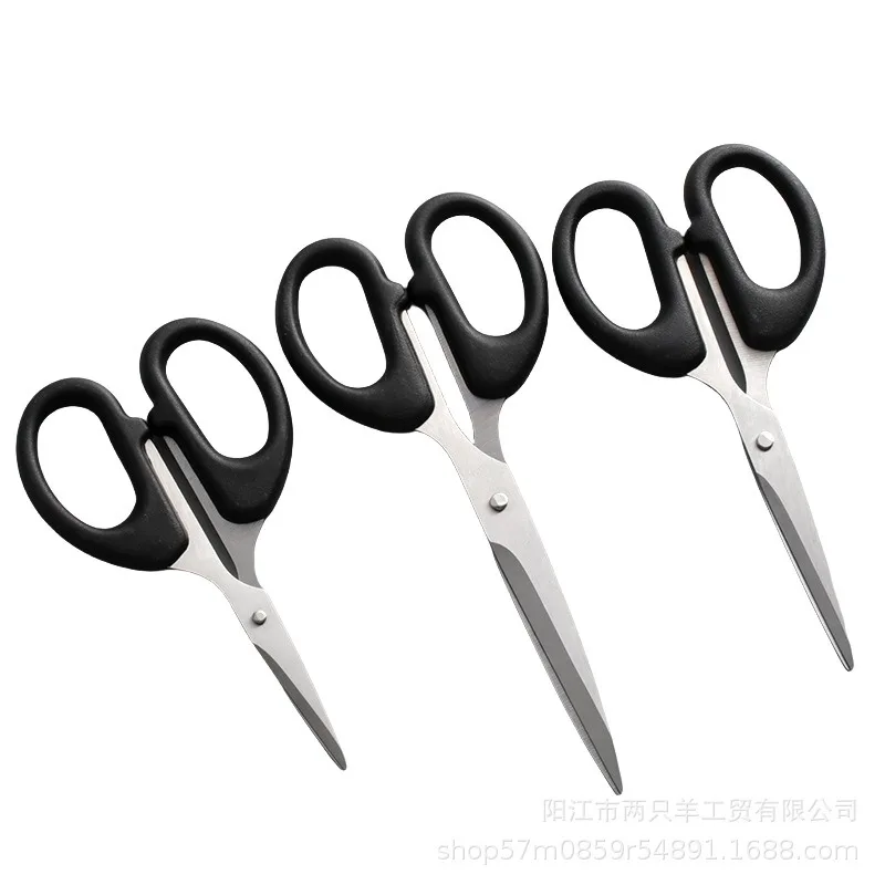 مقص 7.9 بوصة، شفرات من الفولاذ المقاوم للصدأ، مقبض ناعم، مناسب للمنازل والمكاتب والمدارس، لجميع الأغراض #1