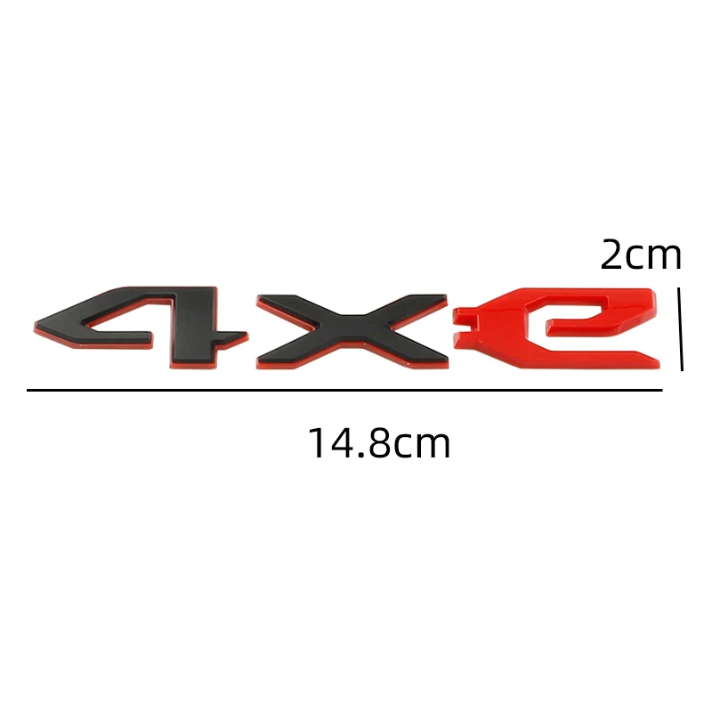 3D ABS Car Sticker 4XE Logo Decals For Jeep Avenger Wrangler Grand Cherokee Sahara Rubicon Badge Emblems Parts Accessories