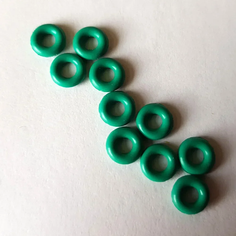 

10 шт./компл. уплотнительное кольцо для топливной форсунки, уплотнительное кольцо для Ford Transit 2,2 2,4 TDCi, уплотнительное кольцо для дизельного инжектора, резиновое, зеленое