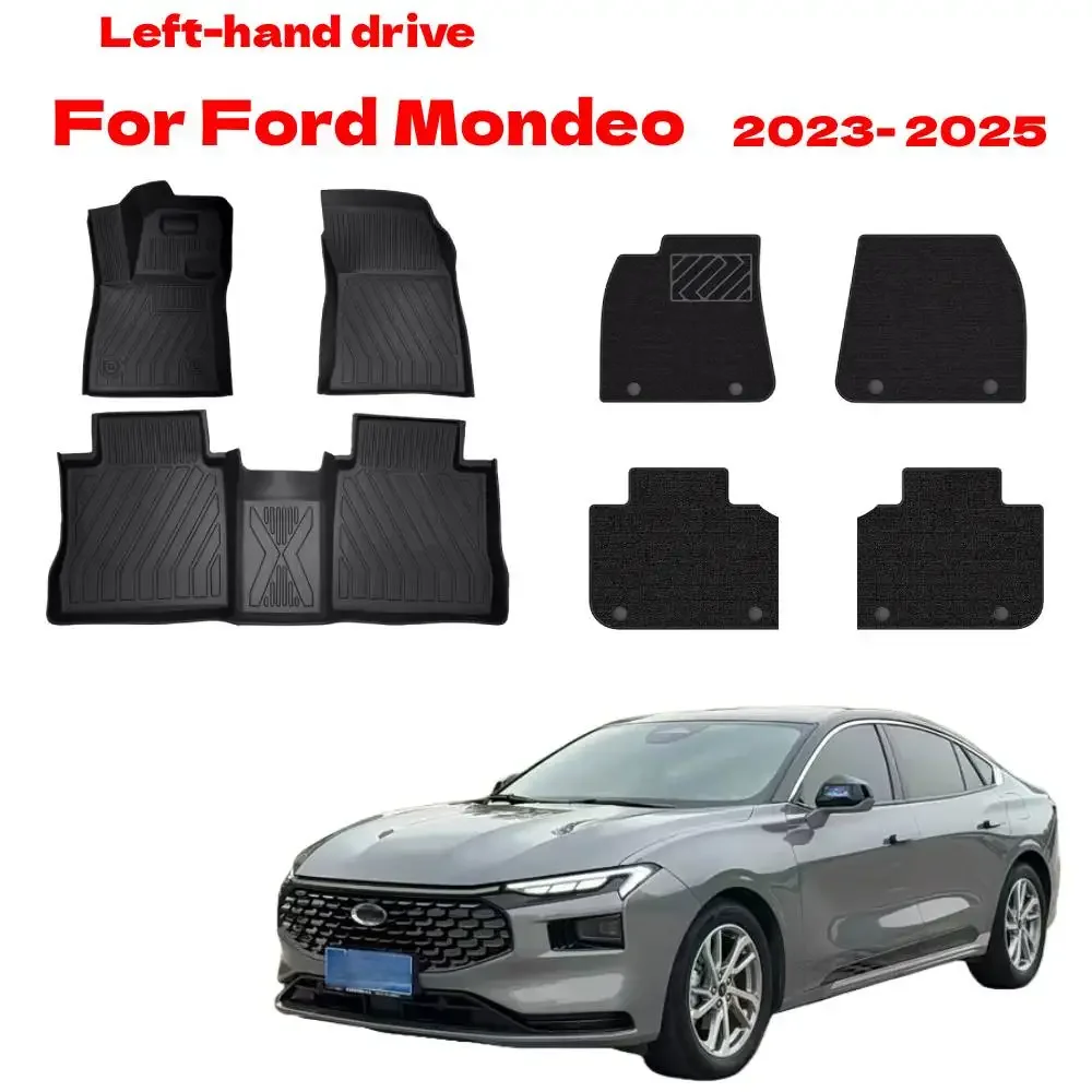 

Floor Mats for Ford Mondeo 2023 2024 2025 All Weather Protection TPE Anti-Slip Automotive Custom Car Mats For Ford Mondeo 2025