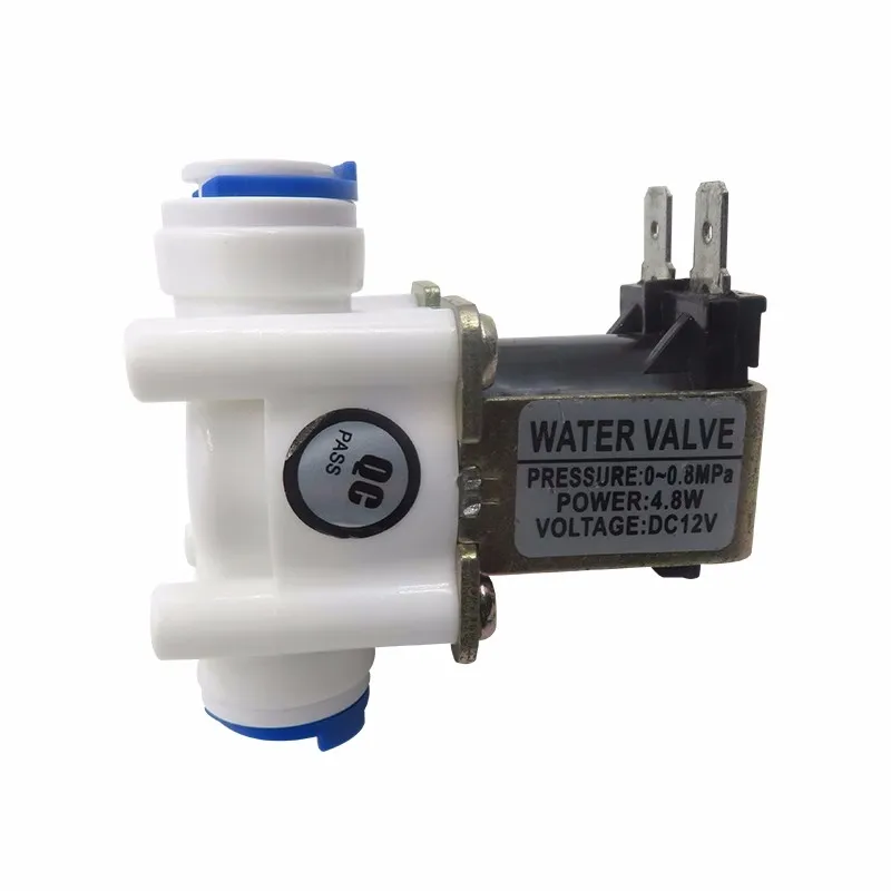 Electromagnetic Valve Electric Teapot Drinking Fountains Normally Closed Enter Water Solenoid Valve G1/4 DC12V 0.8MPa 5W