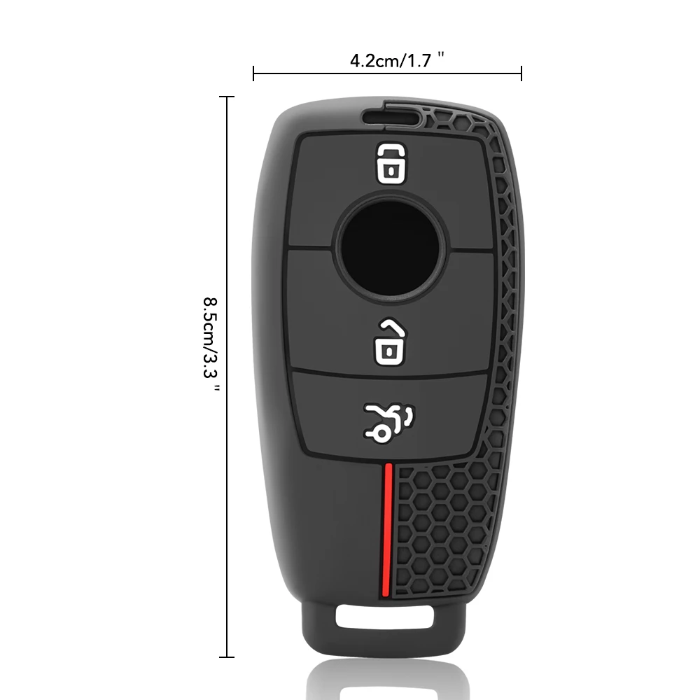 حافظة مفاتيح السيارة العصرية لسيارة Mercedes Benz A C E S G Class GLC CLE CLA GLB GLS W177 W205 W213 W222 X167 AMG سلسلة مفاتيح فوب