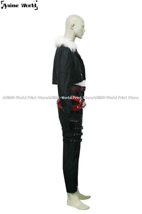 《Custom Size》Game Final Fantasy VIII 8 Squall Leonhart Cosplay Costume Christmas Hallowmas